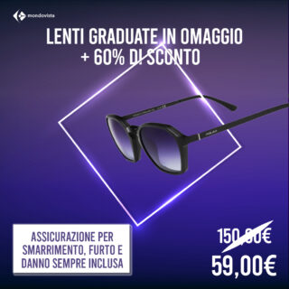 Hai visto bene 👇🏻

🎁 Se compri un paio di occhiali da vista sul nostro shop online, le lenti te le regaliamo noi!

Cosa aspetti? Approfitta subito dell'offerta e portati a casa il primo regalo del 2023

👉🏻 In più: 

✔️Assicurazione per Smarrimento, furto e danno dal valore di 100€ sempre inclusa.
✔️Montature delle migliori marche scontate fino al 70% e Lenti da vista Omaggio.
✔️ Pagamento alla consegna o in 3 rate senza interessi.

🎆 Ti aspettiamo su Mondovista.shop con le nostre imperdibili offerte 

#mondovista #saldi #sconti #assicurazione #polar #mondovistashop #occhialidavista