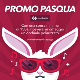 🐰 EASTER SALES 🐰
Buone (e soprattutto gradite) le Uova di Pasqua🍫 Ma vuoi mettere un bel paio di occhiali da sole? 😎

💰 Con una spesa minima di 150€ riceverai in OMAGGIO un occhiale polarizzato!

Cosa aspetti? Corri e visita il nostro sito:
🌐 www.mondovista.shop

#promo #pasqua #mondovista #mondovistashop #occhialidavista #promo #lenti #assicurazione #montaturevista #assicurazione #smarrimento #furto #danno #lentiacontatto #lenti #easterpromo #easter