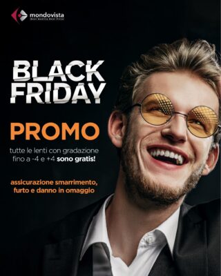 👀 Aguzza la vista! 

💥 Approfitta della PROMO sulle lenti graduate fino a -4 e +4

🎁 In più, in OMAGGIO, l'assicurazione su:

👉🏻 Smarrimento
👉🏻 Furto
👉🏻 Danno

😍 Scopri tutte le offerte più vantaggiose sul nostro sito web (link in bio) e nei punti vendita Mondovista

#mondovista #blackfriday #sunglasses #eyewear #fashion #glasses